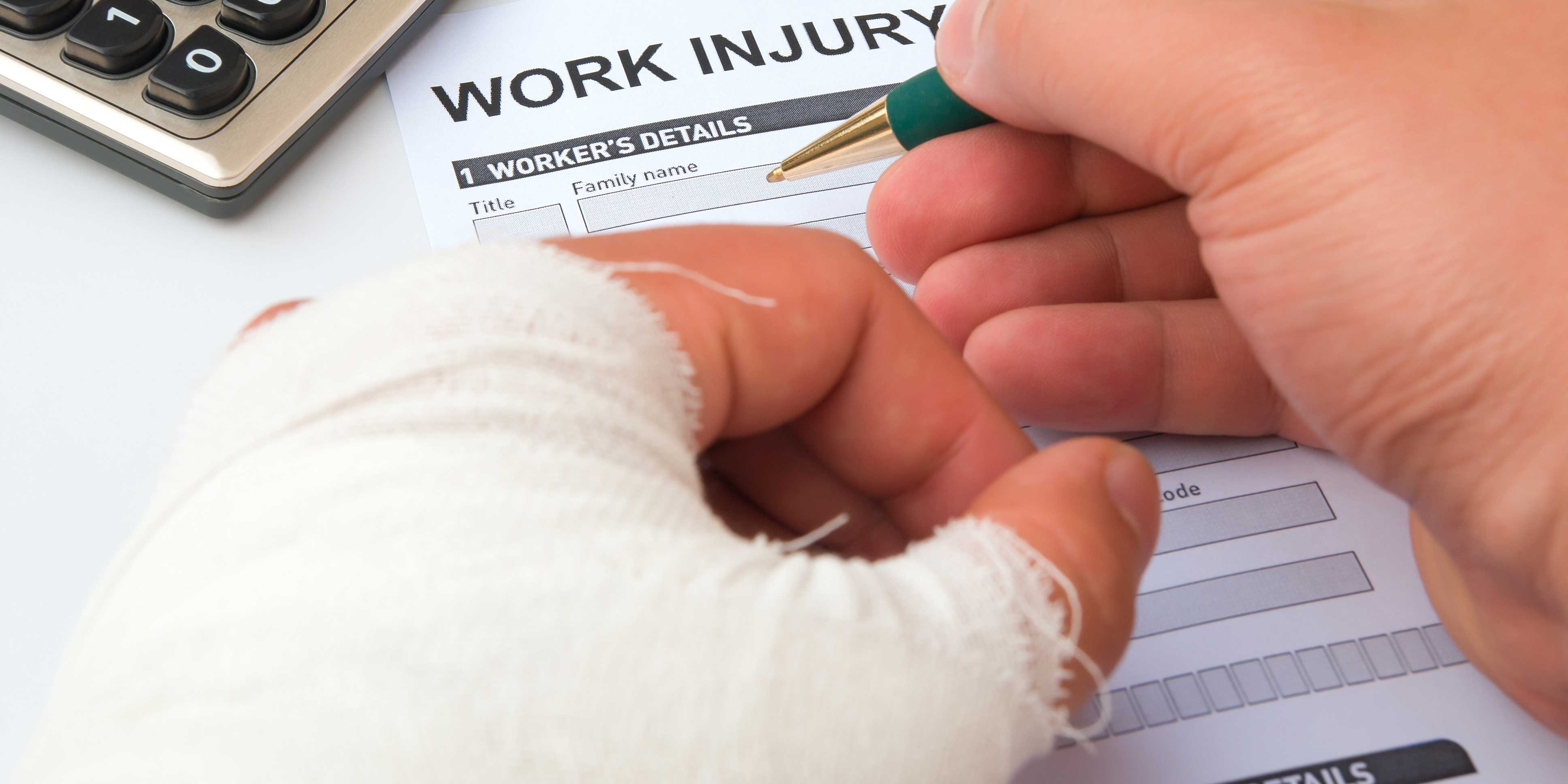 Work injury form