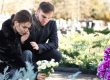 Couple mourning their relative that died through wrongful death