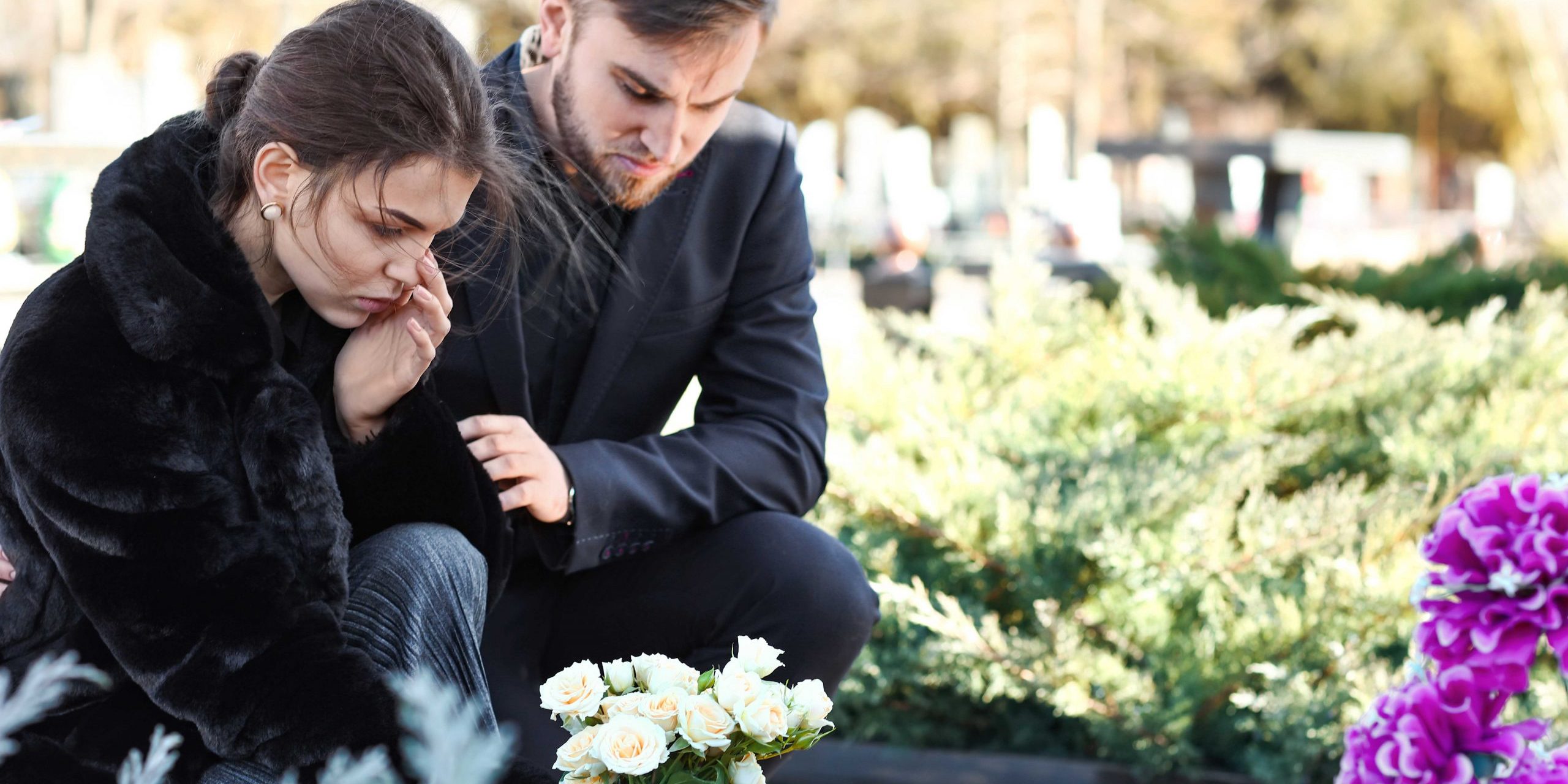 wrongful-death-ohio Couple mourning their relative that died through wrongful death